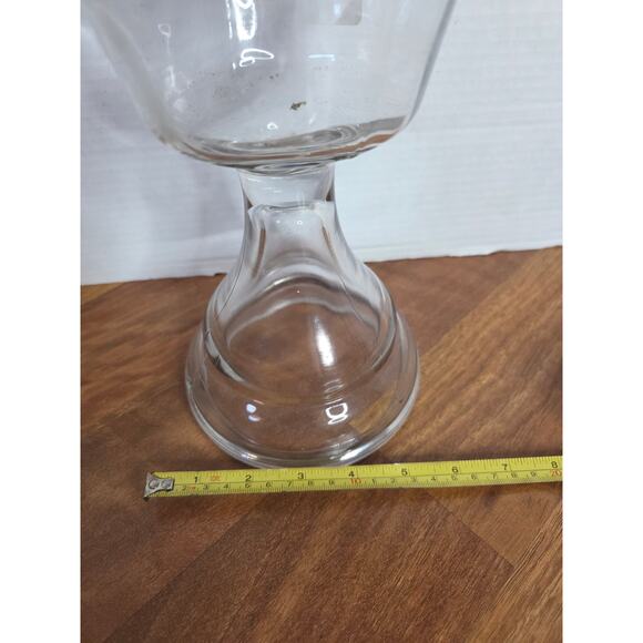 Queen Anne No. 2 Clear Glass Oil Lamp - Picture 4 of 7